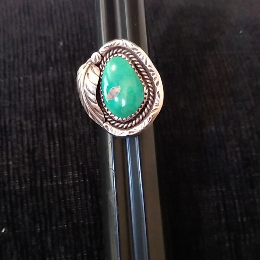 Vintage Turquoise Ring sz 8